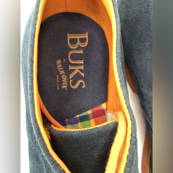Buks by walk-over derby shoes MSRP $255. Men’s navy suede casual shoes. Size 10 - Picture 8 of 12